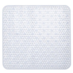 Sabichi Square Pvc Shower Mat - Clear - 45Cm X 45Cm - thumbnail 1