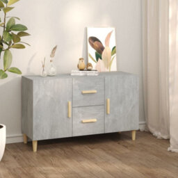 Vidaxl Sideboard Concrete Grey 100X36X60 Cm Engineered Wood - thumbnail 2