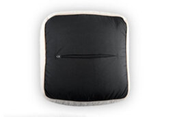 Littens Cream Teddy Boucle Square Cube Footstool Bean Bag Pouffe Ottoman Seat 41Cm X 41Cm X 41Cm - thumbnail 6