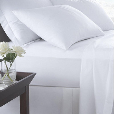 Homes & Linen Flat Sheet 100% Egyptian Cotton 800 Thread Count Hotel Quality Flat Bed Sheet