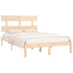 Berkfield Bed Frame Solid Wood 200X200 Cm - thumbnail 3
