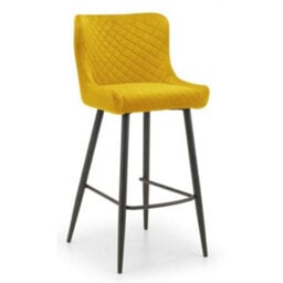 Ashfield Grafton Bar Table & 2 Luxe Mustard Bar Stools - thumbnail 2