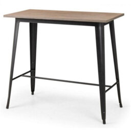 Ashfield Grafton Bar Table & 2 Luxe Mustard Bar Stools - thumbnail 3