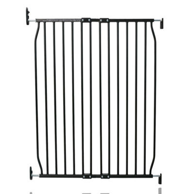 Safetots Extra Tall Eco Screw Fit Baby Gate, Black, 80Cm - 90Cm, Extra Tall Gate 100Cm In Height, Stair Gate For Baby - image 1
