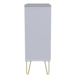 Bologna Ready Assembled Matt White No Effect 5 Drawer Wide Chest (H)1075mm (W)765mm (D)415mm - thumbnail 9
