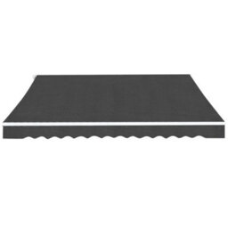 Berkfield Folding Awning Manual Operated 500 Cm Anthracite - thumbnail 2