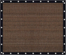Brown 2X3M Rectangular Shade Sail Perforated - thumbnail 1