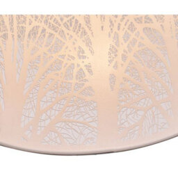 Happy Homewares Unique And Beautiful Matt White Metal Forest Design Ceiling Pendant Shade - thumbnail 4