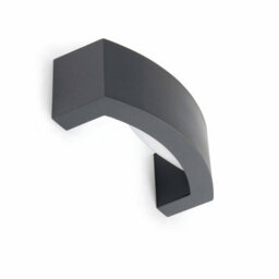 Luminosa Lighting Luminosa Ancora 1 Light Outdoor Wall Light Dark Grey Ip44, E27 - thumbnail 1