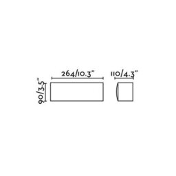 Luminosa Lighting Luminosa Ancora 1 Light Outdoor Wall Light Dark Grey Ip44, E27 - thumbnail 3