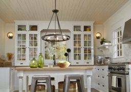 Elegant 6 Bulb Western Bronze Chandelier Pendant Light With Led Gu10 Bulbs - thumbnail 2