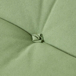 Homescapes Forest Green Cotton Back Support Cushion - thumbnail 5