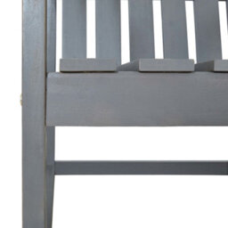 Walplus Outdoor Garden Sofa Chairs 2 Pcs Grey Solid Acacia Wood - 60 X 63 X 79 Cm (W X D X H) - thumbnail 6