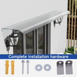 Thehotsale 160 X 50 Cm Window Awning Door Canopy Modern Pet Material Front Door Canopy Window Door Cover For Rain Snow Protection - thumbnail 3