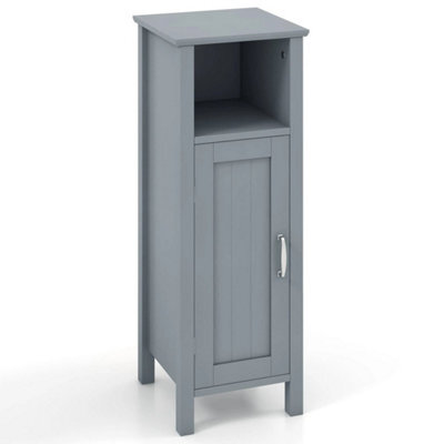 Bathroom Floor Cabinet Freestanding Narrow Storage Organizer - image 1