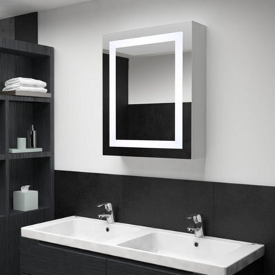 Vidaxl Led Bathroom Mirror Cabinet 50X13X70 Cm - image 1