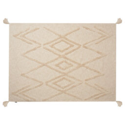 Beliani Blanket Morbi Cotton 130 X 180 Cm Beige - thumbnail 6