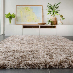 Loomed Kukoon Kinsale Brown Shaggy Soft Area Rug Living Room - 150 X 80Cm - thumbnail 5
