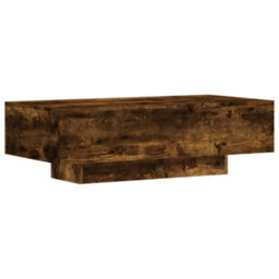 Vidaxl Coffee Table Smoked Oak 100X49.5X31 Cm Engineered Wood - thumbnail 6