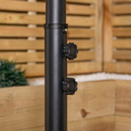 Samuel Alexander 3M Cantilever Parasol In Black With Crank Handle With Uv Protection Outdoor - thumbnail 6