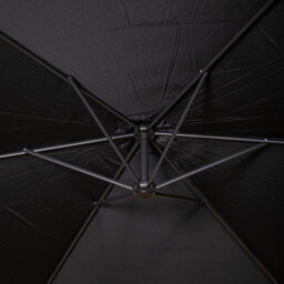 Samuel Alexander 3M Cantilever Parasol In Black With Crank Handle With Uv Protection Outdoor - thumbnail 5