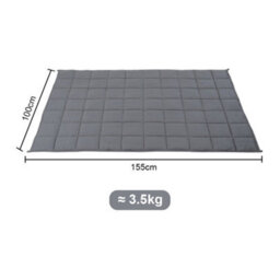 Living And Home Livingandhome Grey Cotton Weighted Blanket 100X155Cm 4.5Kg - thumbnail 6