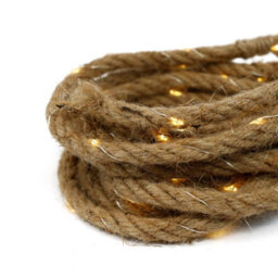 Gardenwize Pack Of 2 Garden Outdoor 4M Decorative Solar Rope String Light - thumbnail 3