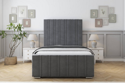 "Sloomy Radcliffe Armour Coniston Bed Frame With 50"" Upholstered Headboard 6' Super King" - image 1