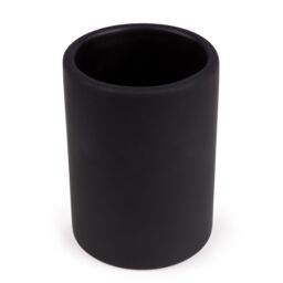 Candlelight Black Ceramic Bathroom Accessory Set - thumbnail 8