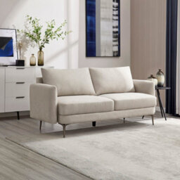 More4Homes Sofia 1+3 Seater Fabric Sofa Set Beige - thumbnail 7