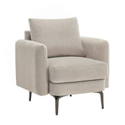 More4Homes Sofia 1+3 Seater Fabric Sofa Set Beige - thumbnail 2