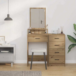 Walplus Dressing Table Artisan Oak 50 X 41 X 140 Cm Engineered Wood - thumbnail 4