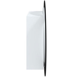 Vidaxl Bathroom Cabinet With Round Mirror&led White 54X54X17.5 Cm - thumbnail 7