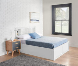 Home Treats Wooden Ottoman Bed Frame King Size With Hybrid Mattress - thumbnail 2