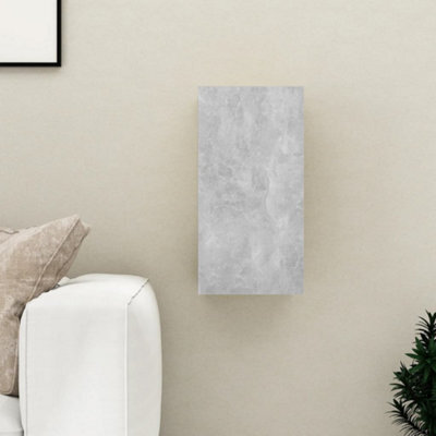 Berkfield Tv Cabinet Concrete Grey 30.5X30X60 Cm Engineered Wood - image 1