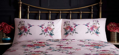 Clarke & Clarke Oasis Leena 180Tc Floral Duvet Cover Bedding Pillowcases