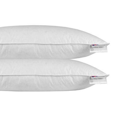 "Homescapes Duck Feather & Down Euro Continental Pillow Pair - 40Cm X 80Cm (16""x32"")" - image 1