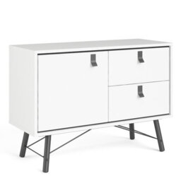 Furniture To Go Ry Sideboard With 1 Door + 2 Drawers Matt White - thumbnail 1