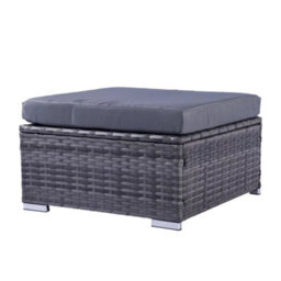 Outdoor Living (NW) Ltd Grey 4 Seat Rattan Corner Sofa With Coffee Table - thumbnail 7