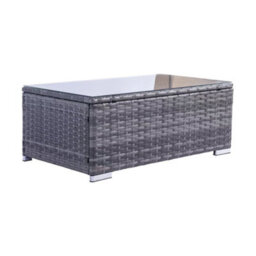 Outdoor Living (NW) Ltd Grey 4 Seat Rattan Corner Sofa With Coffee Table - thumbnail 4