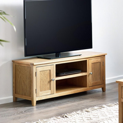 Julian Bowen Mallory Widescreen Tv Unit - Oak - image 1