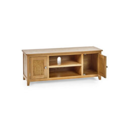 Julian Bowen Mallory Widescreen Tv Unit - Oak - thumbnail 4