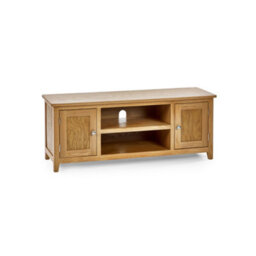 Julian Bowen Mallory Widescreen Tv Unit - Oak - thumbnail 3