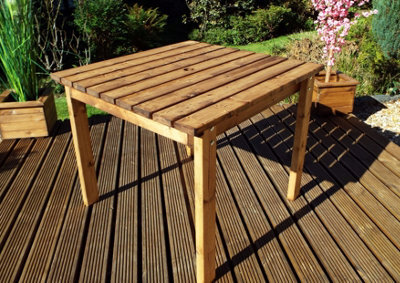 Charles Taylor Trading Charles Taylor Wooden Two Seater Table - image 1