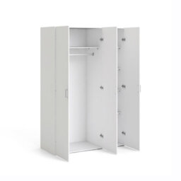 Furniture To Go Space Wardrobe With 3 Doors White 1750 (W) 115.8 X  (H) 175.4 X  (D) 49.4Cm - thumbnail 5