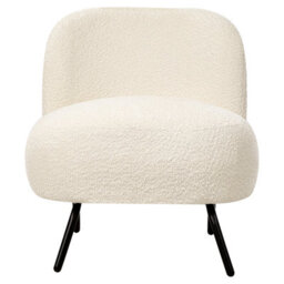 Beliani Armchair Kumla Boucle Off-White - thumbnail 5