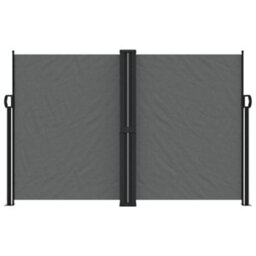Walplus Retractable Side Awning Garden Sun Shade Canopy Gazebo For Back Door, Porch, Patio Anthracite 160X600 Cm - thumbnail 3