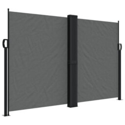 Walplus Retractable Side Awning Garden Sun Shade Canopy Gazebo For Back Door, Porch, Patio Anthracite 160X600 Cm - thumbnail 2