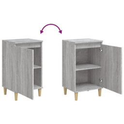 Vidaxl Bedside Cabinets 2 Pcs Grey Sonoma 40X35X70 Cm Engineered Wood - thumbnail 8