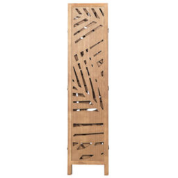 Beliani 3 Panel Room Divider Vernago Light Brown 122 Cm 170 Cm - thumbnail 5